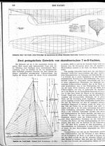 Preisgekrönter Entwurf einer skandinav. 7 m Segel-Yacht (Jens Swendsens)