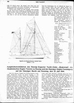 Ausgleichswettfahrten des Danzig-Zoppoter Yacht-Clubs " Godewind ", des Akademischen Segler-Vereins zu Danzig und der Danziger Segler-Vereinigung auf der Danziger Bucht am 27.7.19