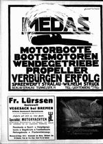I. Dreifragen-Preisausschreiben (Bootsanstrich, Oberlicht, Mastlegevorrichtung)