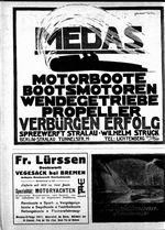 Das Motorboot-Preisausschreiben der " Yacht " vor dem Deutschen Motoryacht-Verbandstage