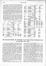 Potsdamer Yacht-Club, 2.,29.5.,4.7.,22.8.