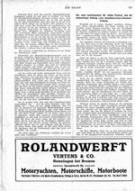 Der neue Amerika-Pokal für kleine Yachten und die beabsichtigte Stiftung eines skandinavischen Eintonner-Pokals