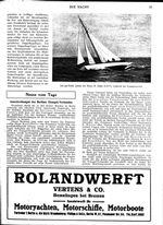 Offene Eisyachtwettfahrten des Winters 1920/22