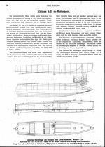 6,25 m kleines Motorboot v. Richter-Berlin