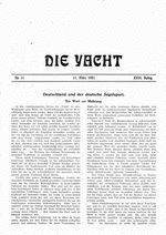 Deutschland und der deutsche Segelsport