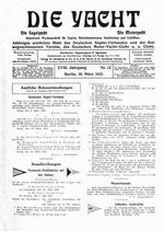 Jahresbericht 1920 des Kaiserl. Yacht-Clubs