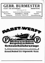 Verein Seglerhaus am Wannsee und Potsdamer Yacht-Club, 21./22. Mai