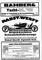 Verein Seglerhaus am Wannsee, Seglerhauspreis 1921