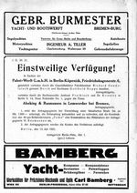 Eintragungen in das Yachtregister