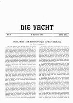 Start, Bahn und Zieleinrichtungen auf Seewettfahrten