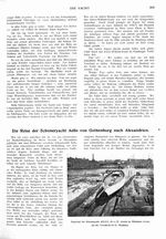 Reise der Schoneryacht Aello