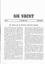 Die Anträge zum 25. Seglertage
