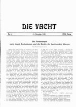 Die Forderungen nach neuen Bootsklassen