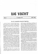 Der 25. ordentliche deutsche Seglertag