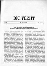 Navigation auf Segelbooten, III