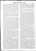 Reisebericht des Wärts 1922