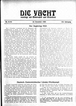 Der Seglertag 1923