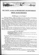 Preisausschreiben " Erzählungen in der Kajüte "