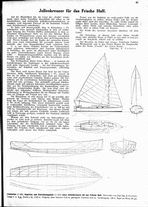 Jollenkreuzer für das Frische Haff (Dipl.-Ing. Fechter, Königsberg/Pr.)
