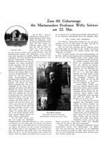Zum 60. Geburtstage des Marinemalers Prof. Willy Stöwer am 22. Mai 1924