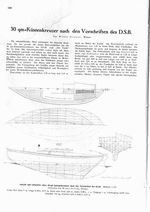 30 qm Küstenkreuzer nach Vorschrift des S.D.Vb. (Walter Protzen, Wismar i./ M.
