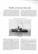 Kieler Woche 1924, Rückblick auf die