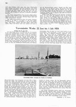 Travemünder Woche 1924, 1. Tag