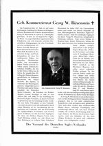 Geh. Kommerzienrat Georg W. Büxenstein  †