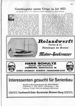 Gotenburgfahrt meines Gringo im Juli 1923