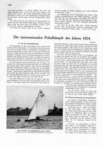 Internationale Pokalkämpfe des Jahres 1924