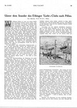 Unter dem Stander des Elbinger Y.C. nach Pillau