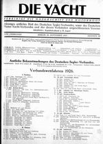 Verbandswettfahrten 1926