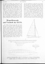 30 qm Rennyacht Ellen nach d. Vorschr. D. D.S.Vb. (W. von Hacht, Hamburg)