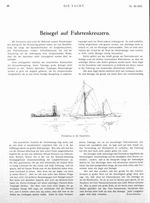 Beisegel auf Fahrtenkreuzern