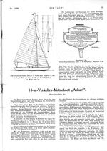 14 m Verkehrs-Motorboot " Askari " (Oertz-Werft A.-G., Hamburg)