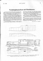 8 m Vorderkajütboot mit Schachtmotor (A. Harms, Berlin-Tempelhof)