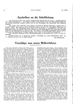 Vorschläge zum neuen Meßverfahren 1929