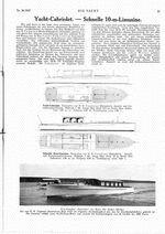 Yacht-Cabriolet. - Schnelle 10 m Limusine