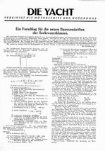 Vorschlag für die neuen Bauvorschriften der Seekreuzerklassen, Ein