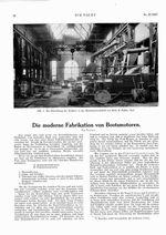 Bootsmotoren, Die moderne Fabrikation von