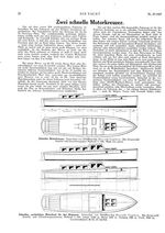 Schnelles, seetüchtiges Motorboot für den Bodensee (Schiffbau-Ing. Harold Tapken, Berlin-Grunewald)