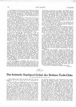 Stettiner Yacht-Club, Das heimische Segelsport-Gebiet des