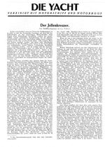 Jollenkreuzer, Der