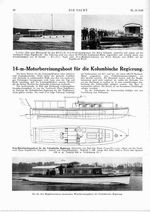 14 m Motorbereisungsboot für die kolumbische Regierung (Dipl.-Ing. Bruno Engelbrecht, Cöpenick)