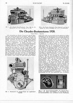 Chrysler-Bootsmotoren 1928, Die