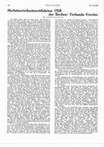 Herbst-Motorbootwettfahrten 1928 der Berliner Verbandsvereine: 22.und 23.September