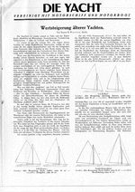 Wertsteigerungen älterer Yachten