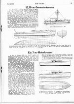 12,50 m Seemotorkreuzer (Schiffbau-Ing. W. Duwe, Rönnebeck a. Weser)