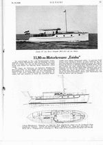 11,80 m Motorkreuzer " Esisha " (Dipl.-Ing. Bruno Engelbrecht, Cöpenick)