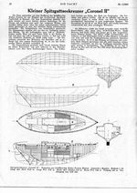 Spitzgattkreuzer " Coronel II " (Schiffbau-Ing. Walter Protzen, Wismar)